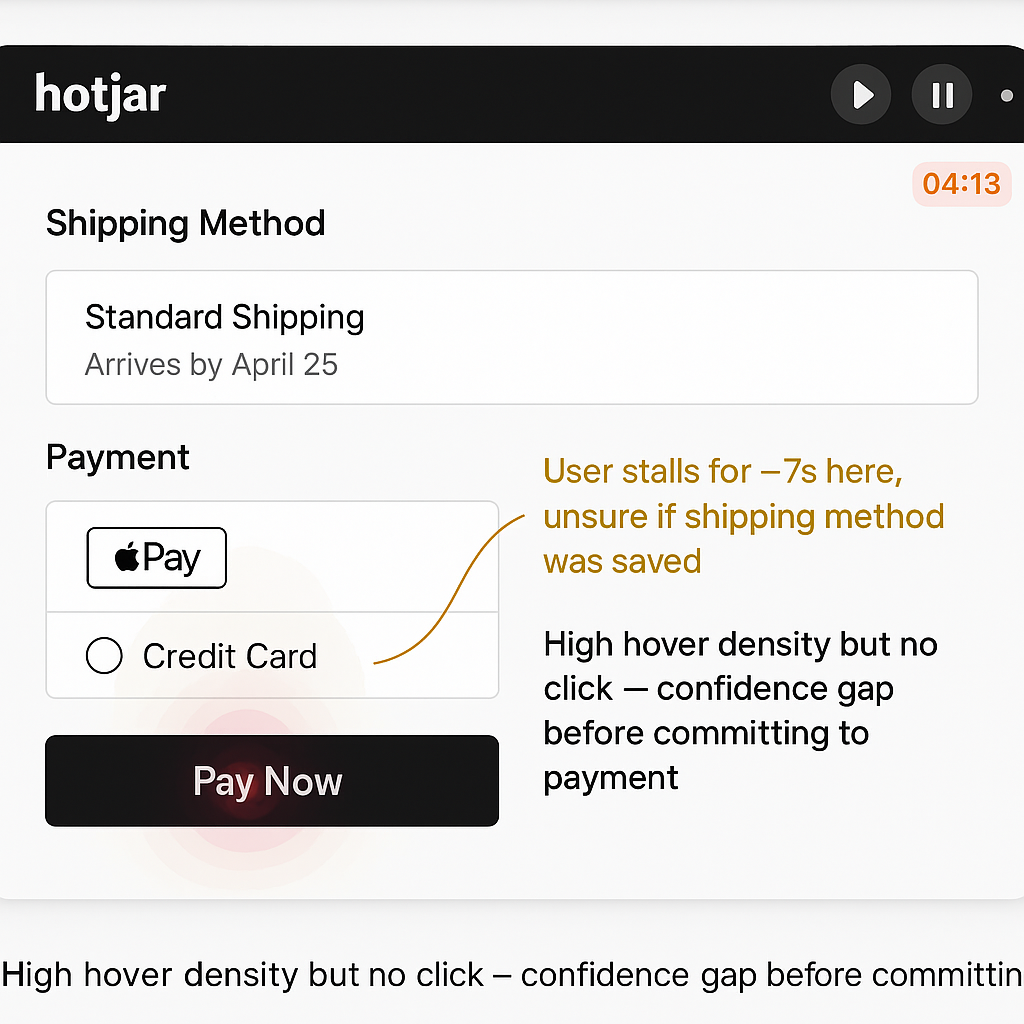 hot jar screen shot